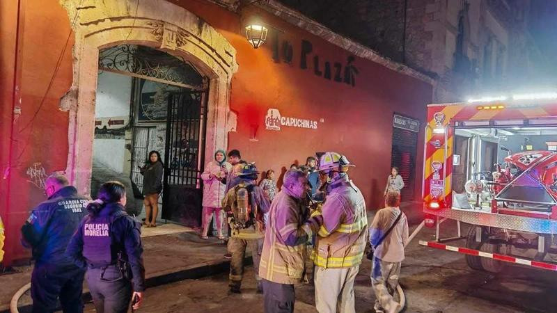 Se registra incendio en Tu Plaza Capuchinas de Morelia, Michoacán 