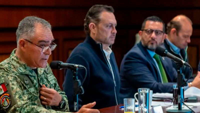 Preside Gobernador Mauricio Kuri mesa para la Construcción de la Paz y Seguridad en Querétaro 