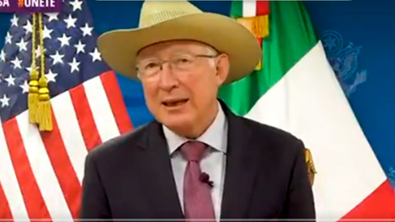 El 7 de enero, último día de Ken Salazar como embajador de EU en México 