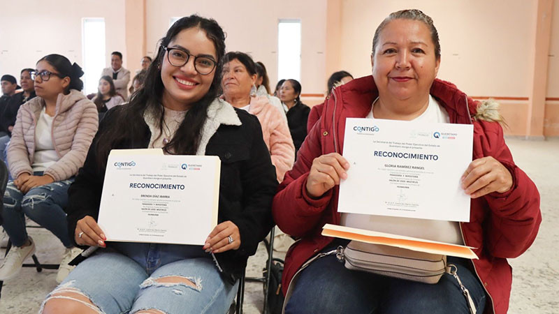 Impulsa ST capacitación para el autoempleo a mujeres de Huimilpan, Querétaro  