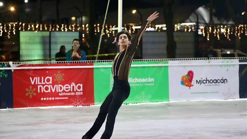  Así será la dinámica para el espectáculo sobre hielo de Donovan Carrillo en la Villa Navideña 