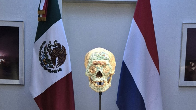Países Bajos devuelve a México cráneo mixteco 