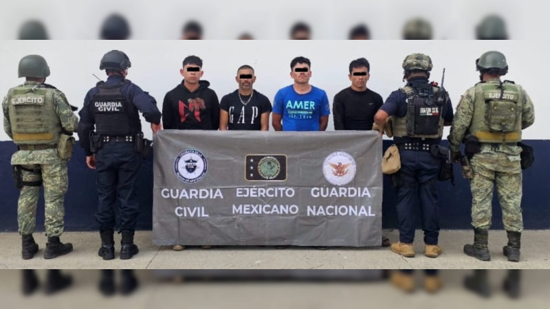 Caen seis miembros de grupos armados tras emboscadas en Apatzingán, Michoacán 
