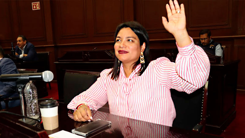Presupuesto responsable y municipalista el aprobado por el Congreso: Erendira Isauro 