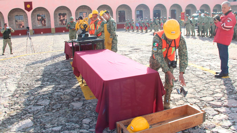 Destruye Defensa más de 200 armas en Morelia, Michoacán 