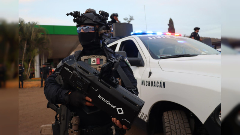 Se refuerzan por tierra y aire operativos tras explosión de mina en Cotija, Michoacán 