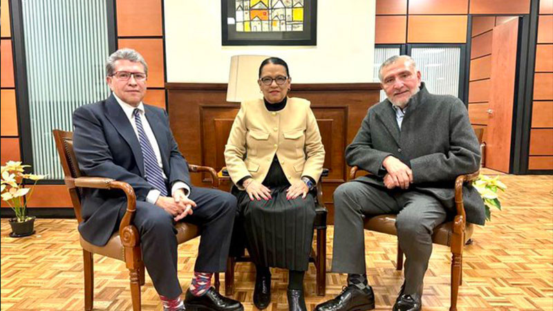 Se reúnen Monreal y Adán Augusto, tras pleito; acuerdan no convocar a periodo extraordinario 