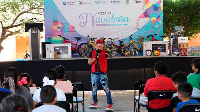 Festeja Car Herrera Posada Navideña en Landa de Matamoros, Querétaro  