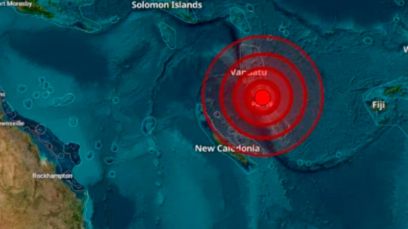 Se registra terremoto de magnitud 7.3 en Vanuatu; se desconoce número de víctimas 