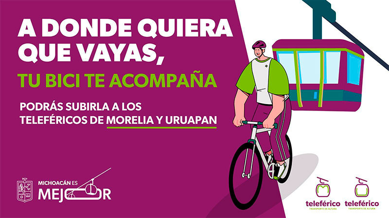 ¡Ring, ring!, bicicletas también subirán a los teleféricos: Gladyz Butanda 