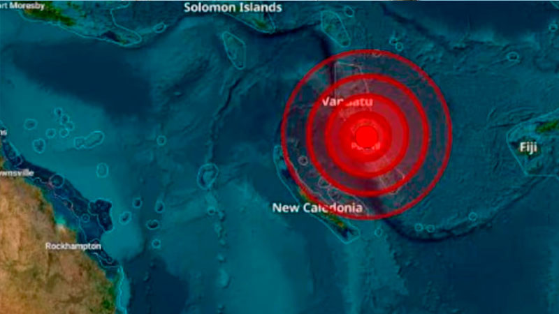 Suman 14 muertos por terremoto en Vanuatu 