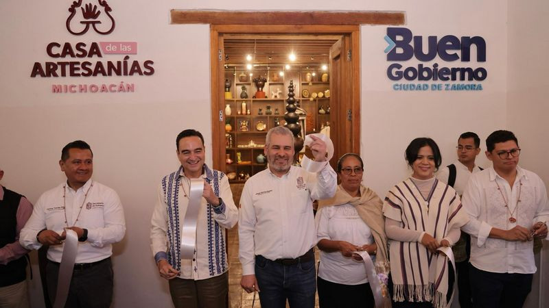 Abre Bedolla tercera tienda de Casa de las Artesanías en Zamora 
