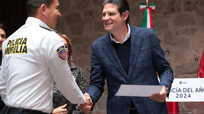 Policía Morelia, de las mejores del país: Alfonso Martínez  