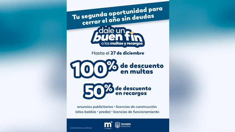 Última semana para aprovechar descuentos en contribuciones municipales 