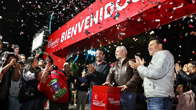 Magia y diversión en la Villa Navideña; invita Bedolla a vivir la gran experiencia 