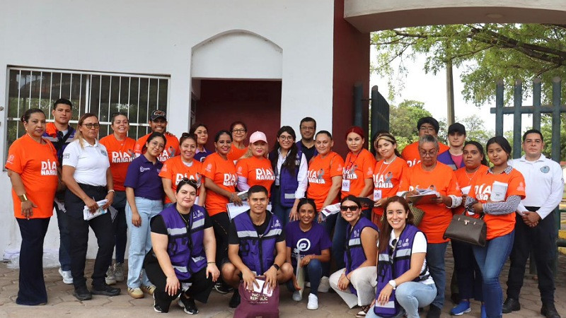 Con Brigadas Violetas se protege a las mujeres; van mil 328 encuestas 