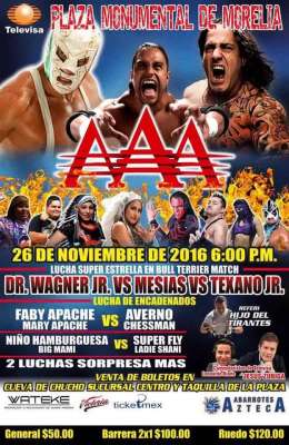 Tras el gran éxito, las estrellas de la AAA regresan a Morelia 