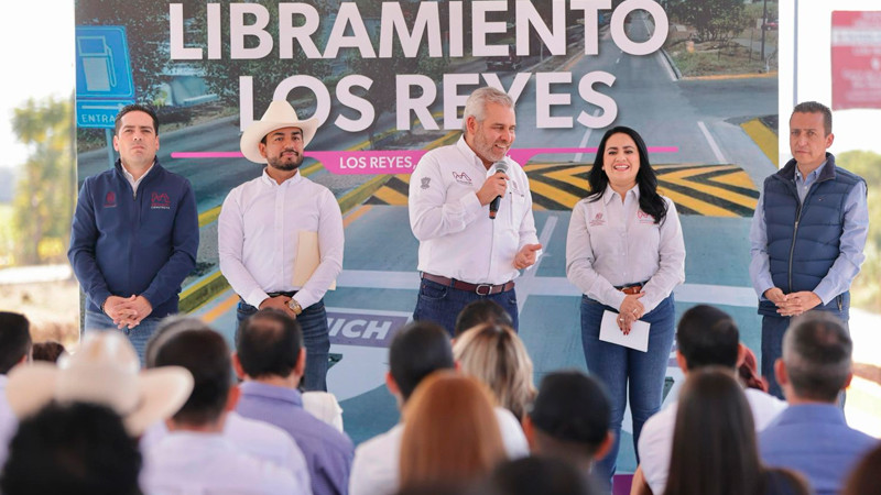 Con más obra garantizamos seguridad y desarrollo en Los Reyes: Bedolla 