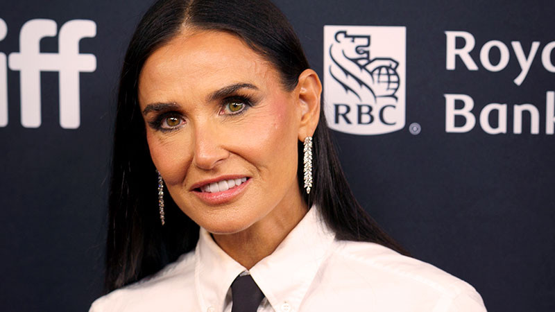 “Es la primera vez que gano algo”: Demi Moore luego de recibir su Globo de Oro  