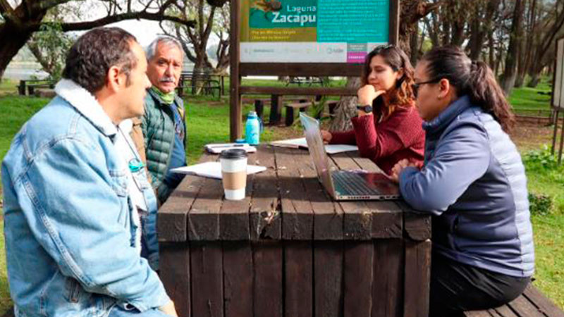 Ayuntamiento de Zacapu trabaja en restauración de cuerpos de agua con investigadores de la UMSNH 