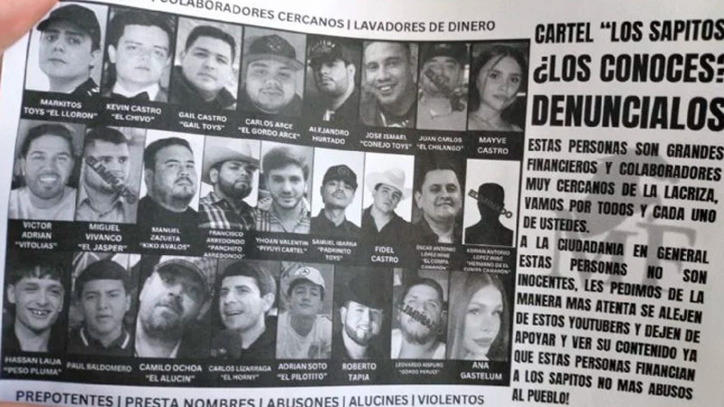 Acusan a Peso Pluma, Markitos Toys y más youtubers de ser socios y "lavadores" de una célula criminal de Sinaloa 