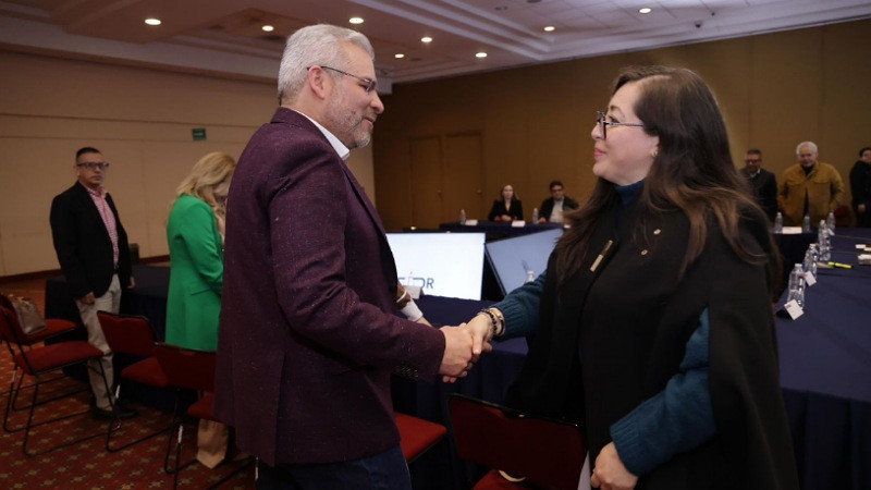 Bedolla y magistrados revisan criterios del proceso de elección judicial 