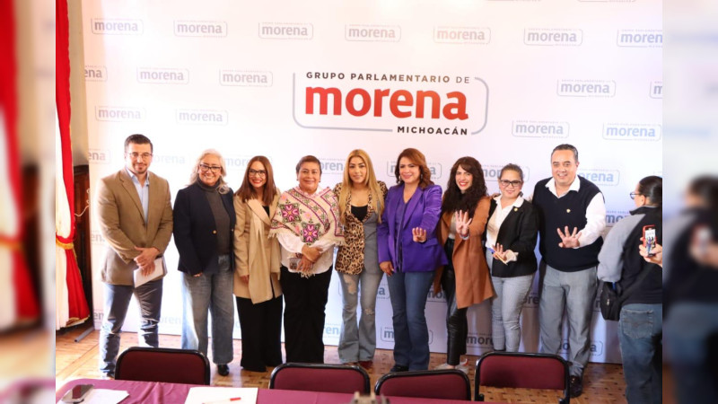 Presenta GP de MORENA avance legislativo durante primeros 100 días 