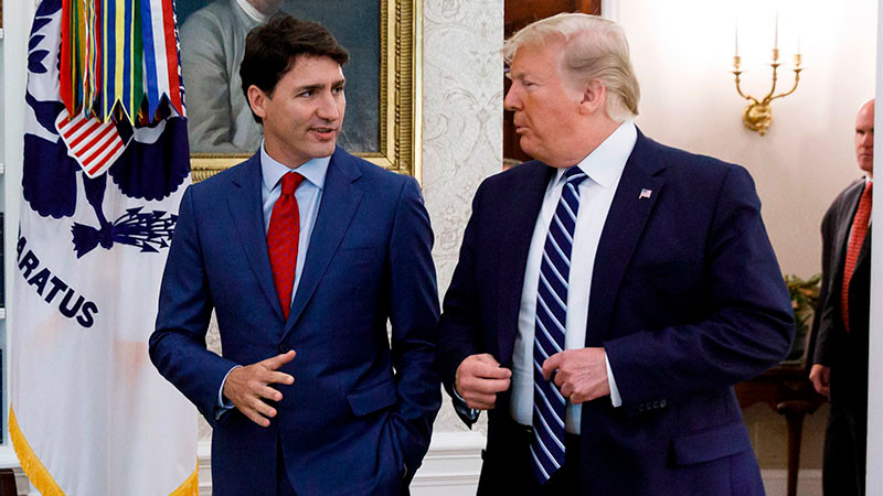 Trudeau felicita al presidente Trump y le recuerda la importancia de trabajar "juntos" 