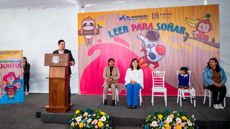 Entregan bibliotecas móviles a Preescolares de El Marqués, Querétaro  