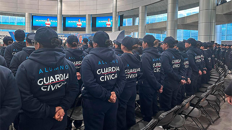 Presenta municipio de Querétaro primera generación de elementos de la Guardia Cívica  