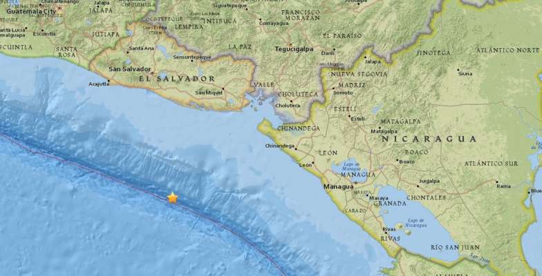 Declaran emergencia en Nicaragua por terremoto y huracán Otto 