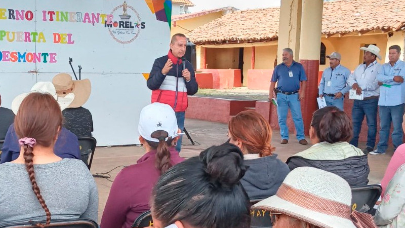 Fortalece Gobierno Itinerante de Morelos la atención ciudadana en La Puerta del Desmonte 