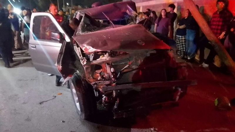 Mujer embarazada y sus dos hijos resultan heridos tras choque en Torreón, Coahuila 