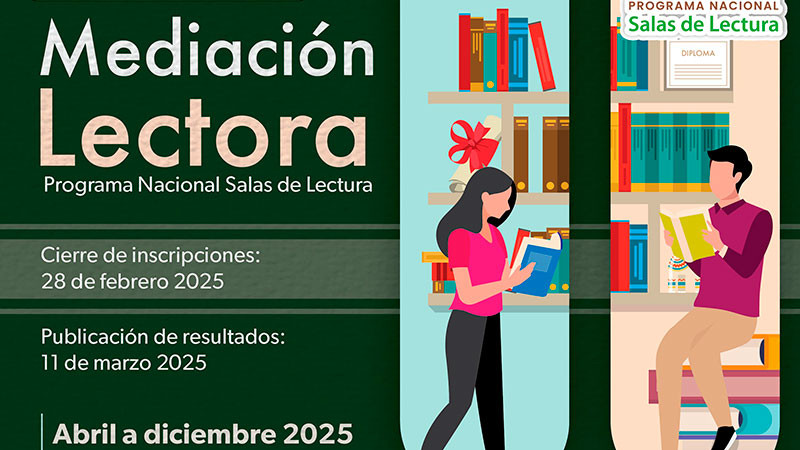 ¿Te gustaría fomentar la lectura en tu comunidad michoacana?, este diplomado es para ti 