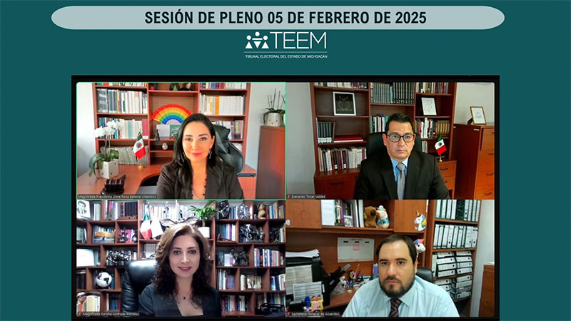 TEEMICH resuelve tres juicios del Proceso Extraordinario para elegir a las personas juzgadoras en el Estado 