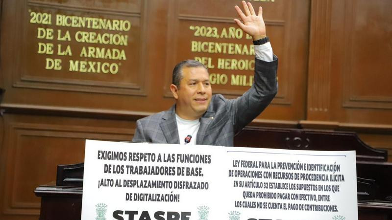 Lleva Barragán al Congreso exigencia para regresar pagos en efectivo a las ventanillas de finanzas en Michoacán 