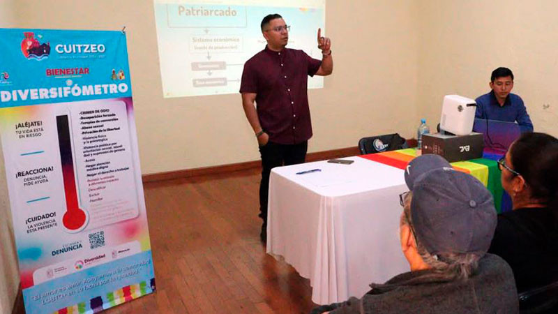 Sedebi sensibiliza a estudiantes y población de Cuitzeo sobre diversidad sexual 