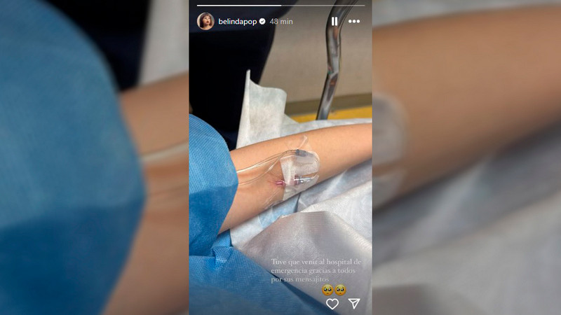 Hospitalizan a Belinda de emergencia 