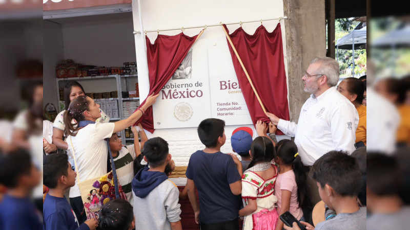 En comunidad con autogobierno arranca primera Tienda Bienestar nacional: Bedolla
