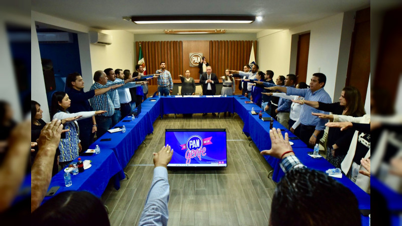 Entró en Funciones Comisión Permanente del CDE del PAN por el periodo 2025-2027 