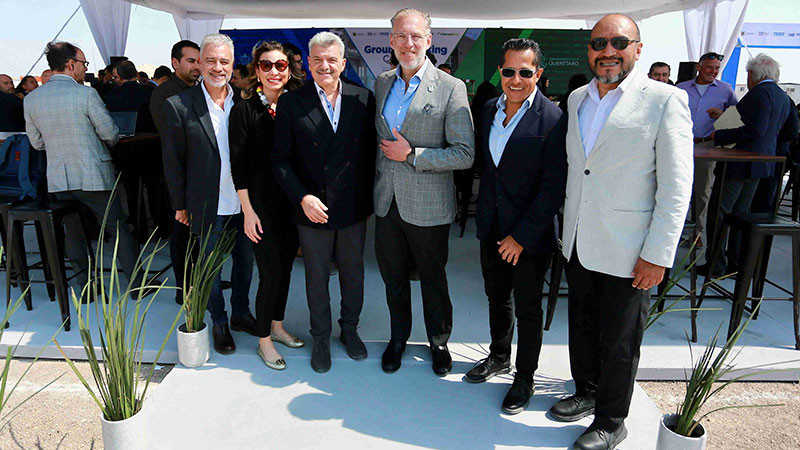 Marco Del Prete encabeza colocación de primera piedra de EOI Electronics 