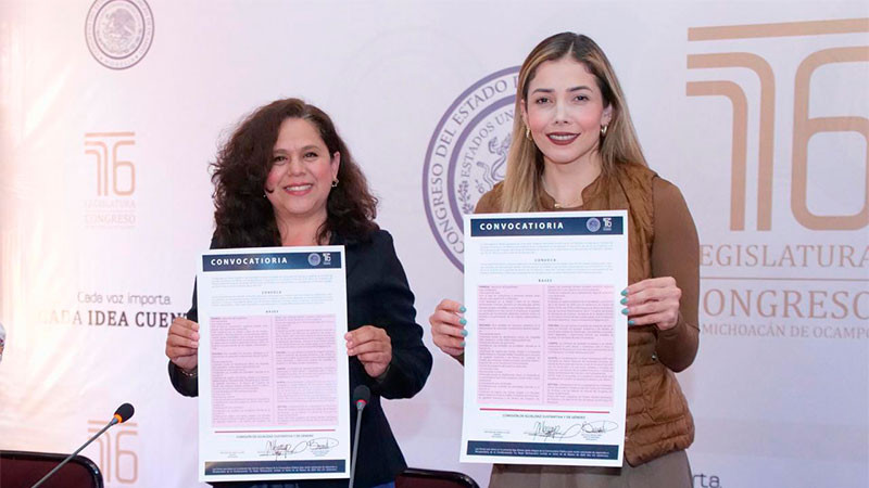 Presentan Convocatoria para la “Condecoración a la Mujer Michoacana 2025” 