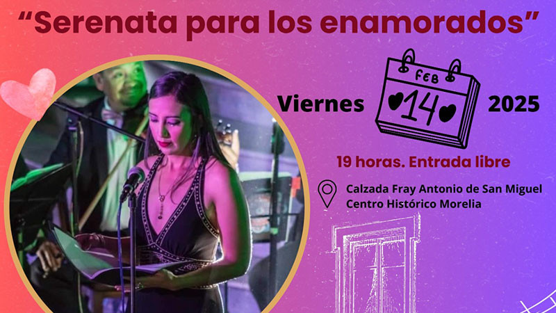 UNAM Morelia realizará concierto desde los balcones el 14 de febrero 