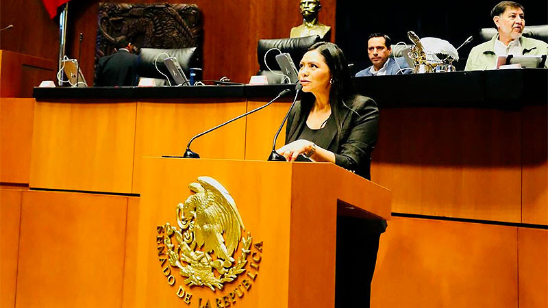 Araceli Saucedo exhorta a los estados a implementar acciones coordinadas a favor de las y los migrantes 