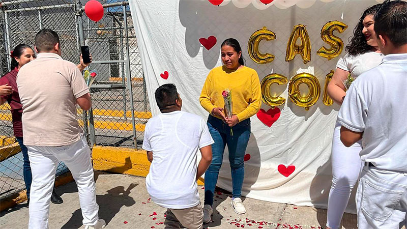  Celebran el amor en Centro Penitenciario de Sahuayo 