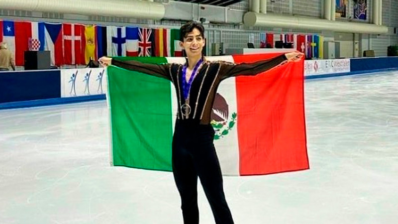 Donovan Carrillo, patinador mexicano gana plata en la Challenge Cup de Países Bajos 