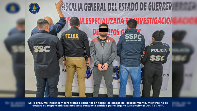 Detienen en la CDMX a líder criminal de Acapulco