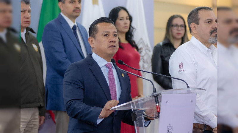 Cero tolerancia a bloqueos, seguirán elementos de seguridad en Uruapan: Torres Piña 