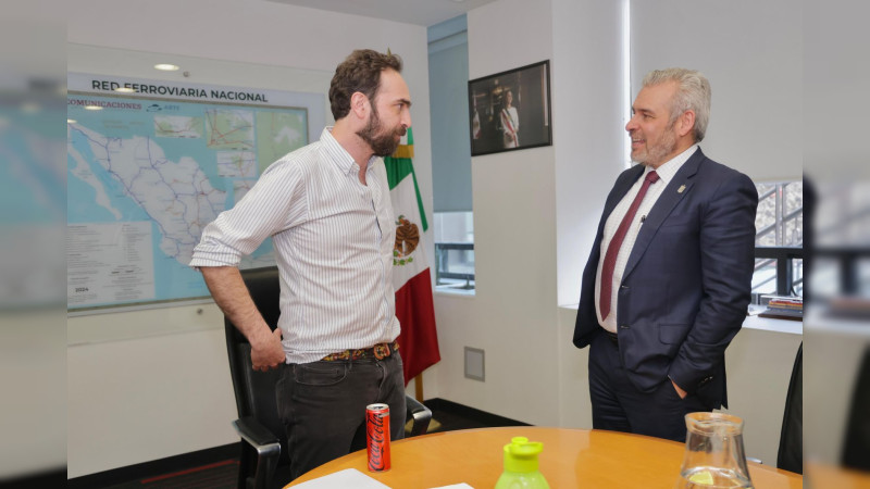 Anuncia Bedolla construcción de puente sobre vías del tren en Morelia 