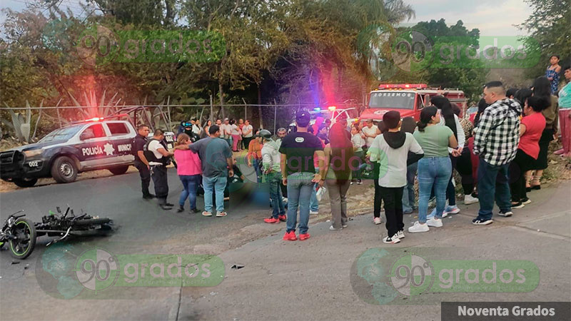Choque en Jacona, Michoacán deja dos heridos 